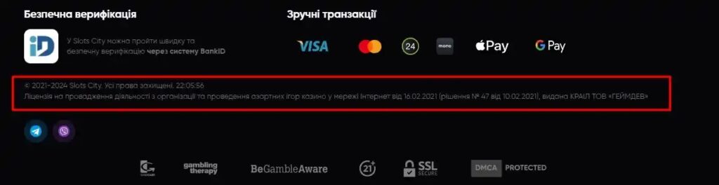 Онлайн-казино с пополнением от 1 грн